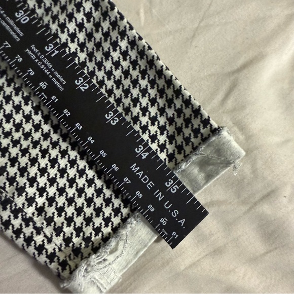 H&M Divided Women’s Houndstooth Skinny Pant Trousers Size 8 - Picture 6 of 9